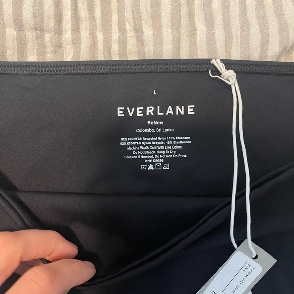 NWT Everlane 2PC Swimsuit Black - Picture 4 of 10